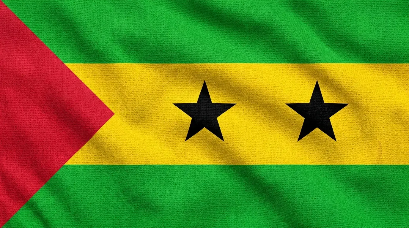 Current flag of São Tomé and Príncipe