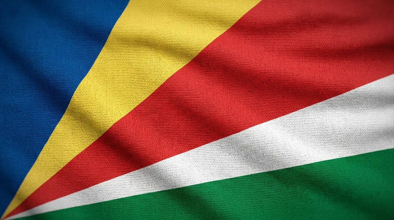 Current flag of Seychelles
