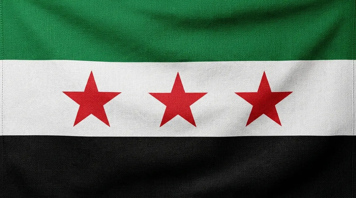 Drapeau actuel de Syrie