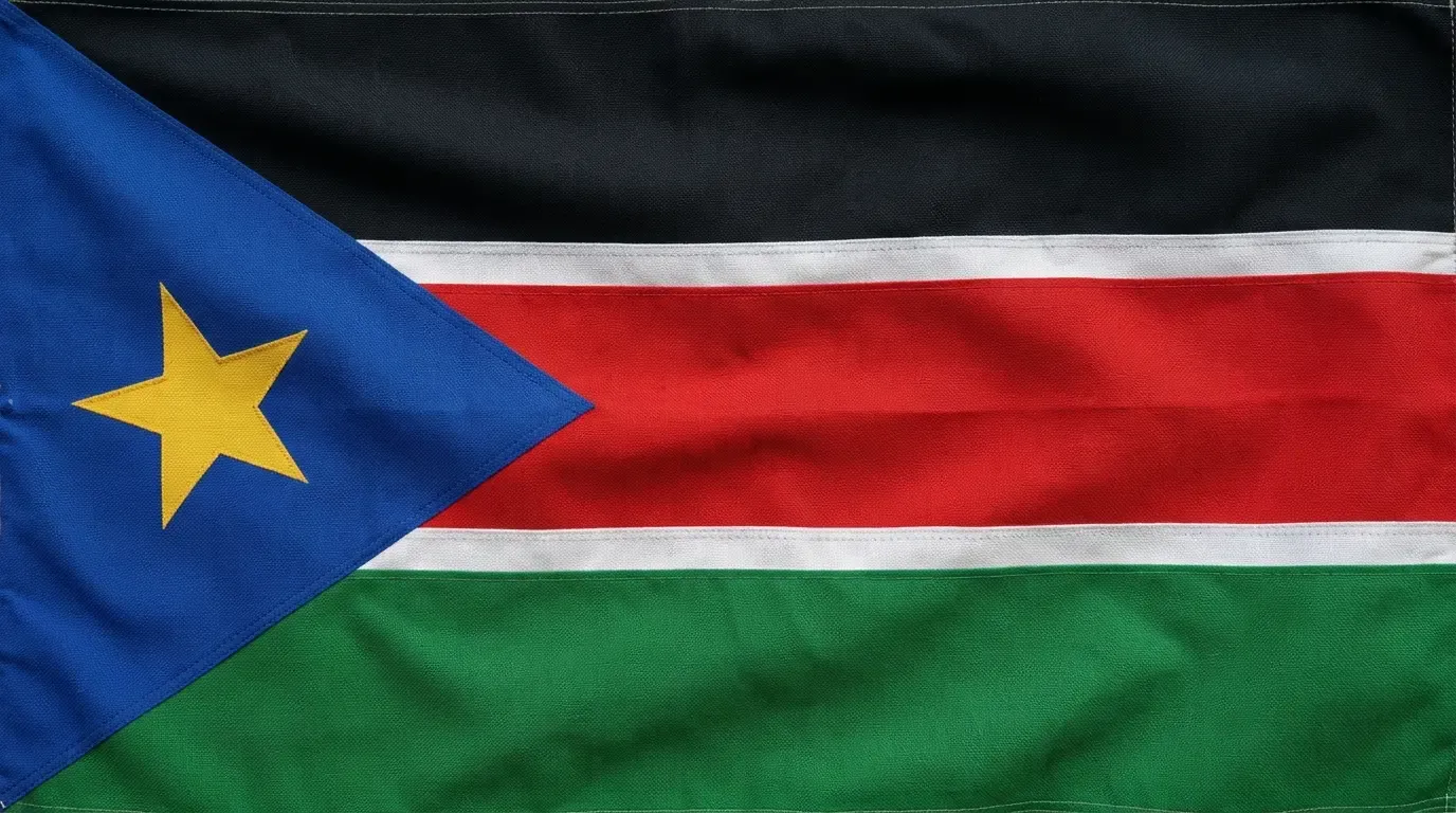 Current flag of South Sudan