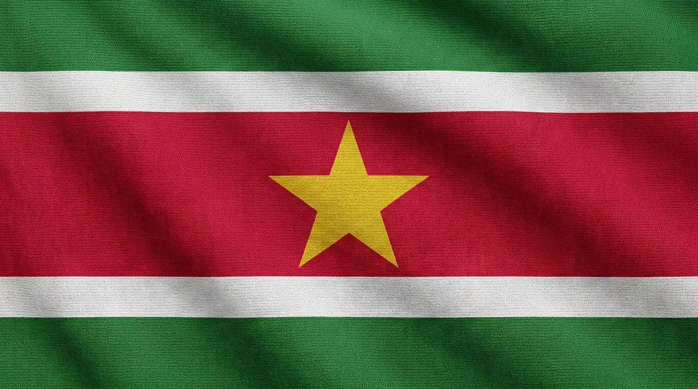 Drapeau actuel de Suriname