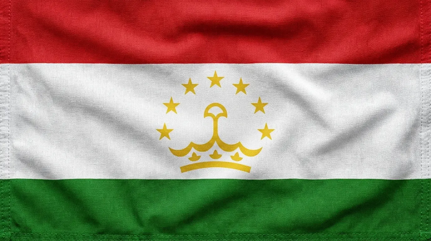 Drapeau actuel de Tadjikistan