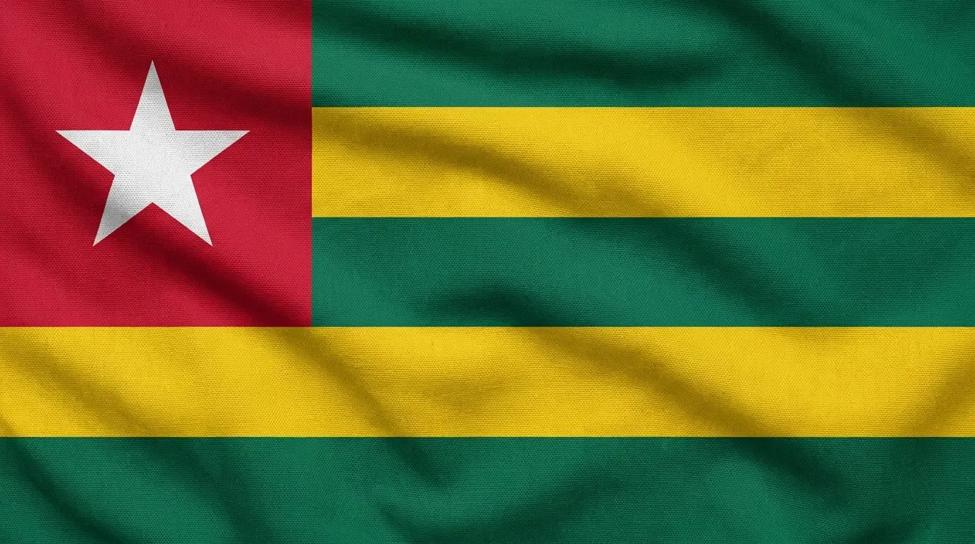 Drapeau actuel de Togo