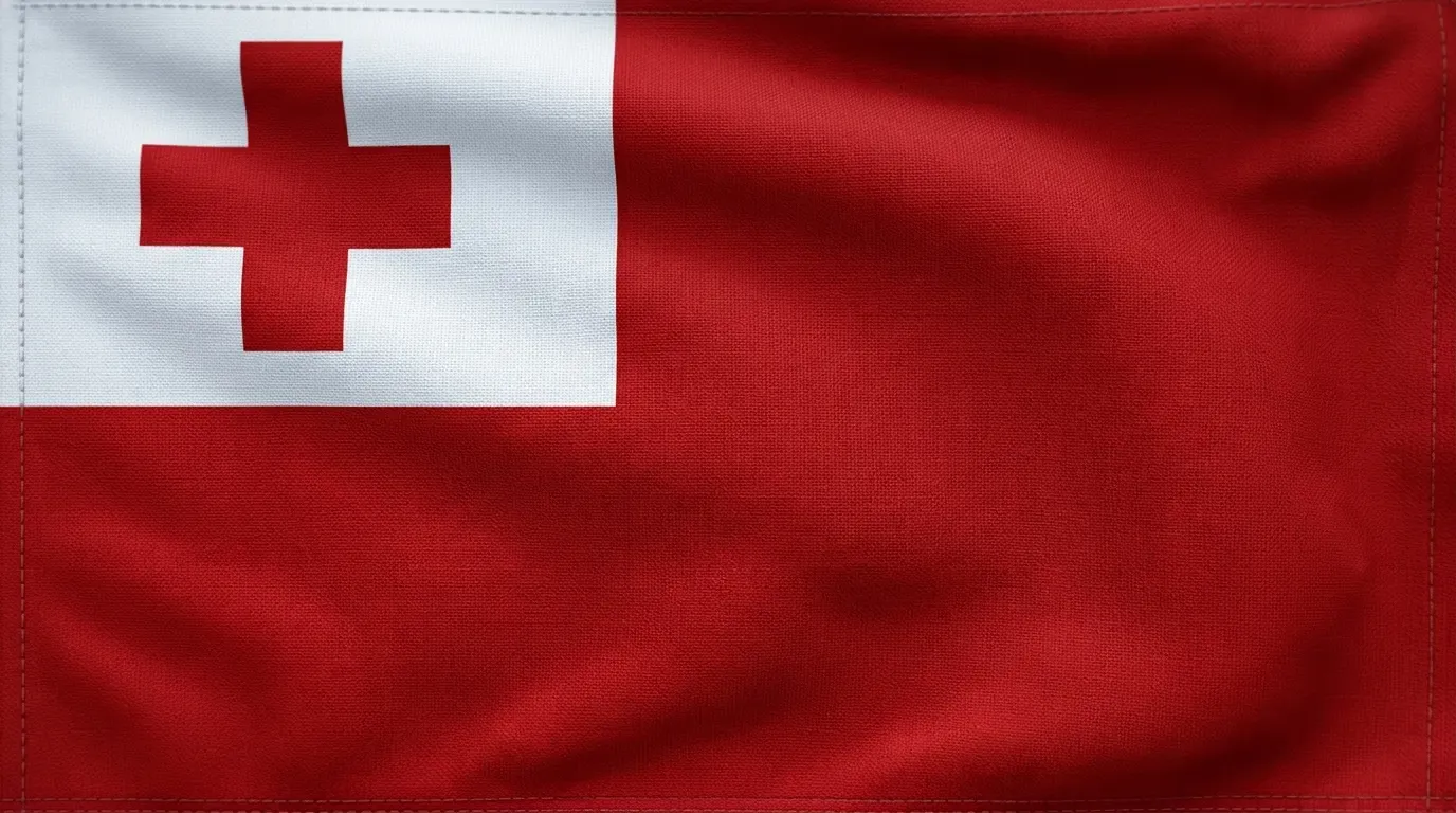 Bandera actual de Tonga