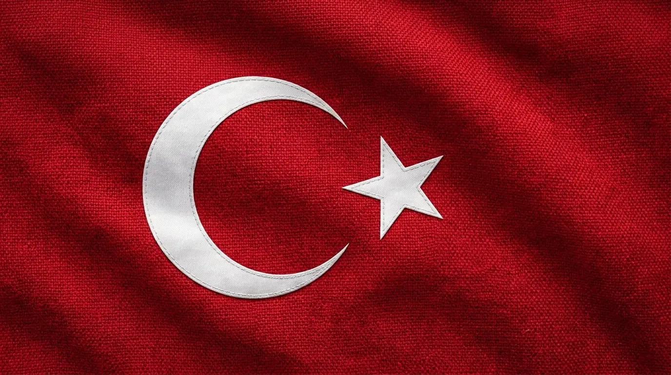 Drapeau actuel de Türkiye