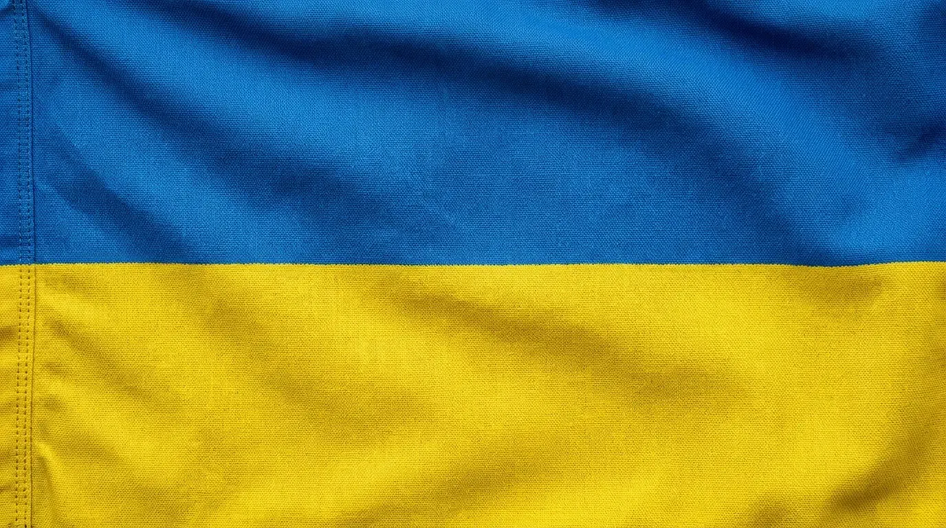 Drapeau actuel de Ukraine