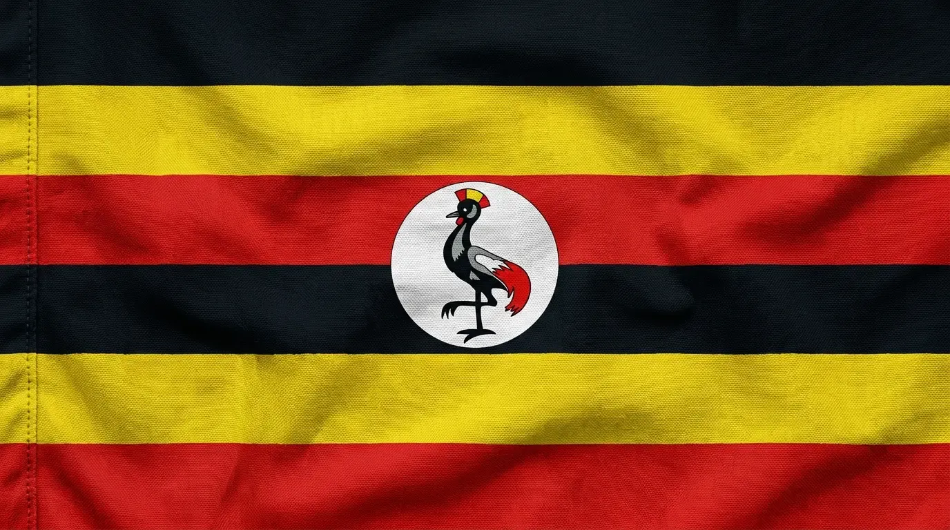 Drapeau actuel de Ouganda