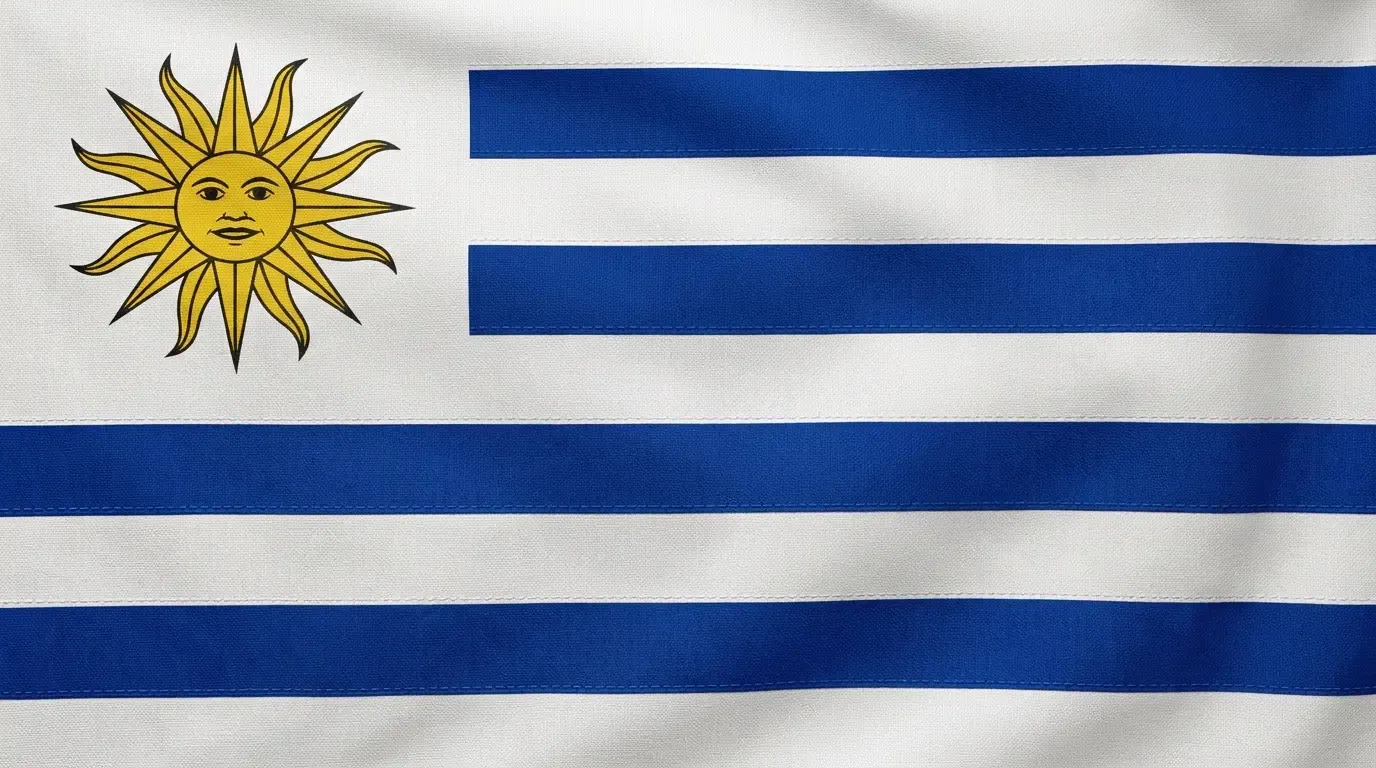 Bandera actual de Uruguay