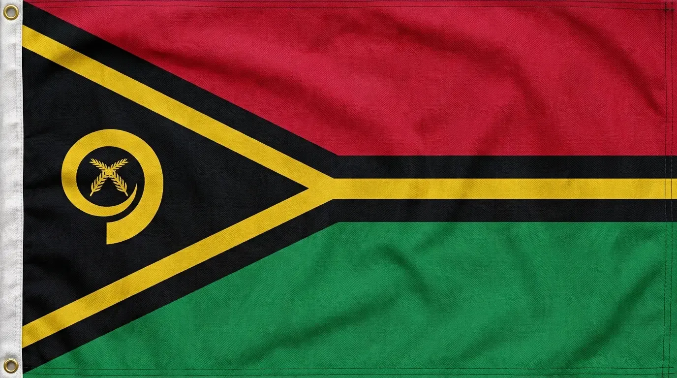 Current flag of Vanuatu