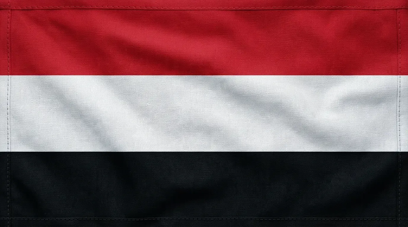 Drapeau actuel de Yémen