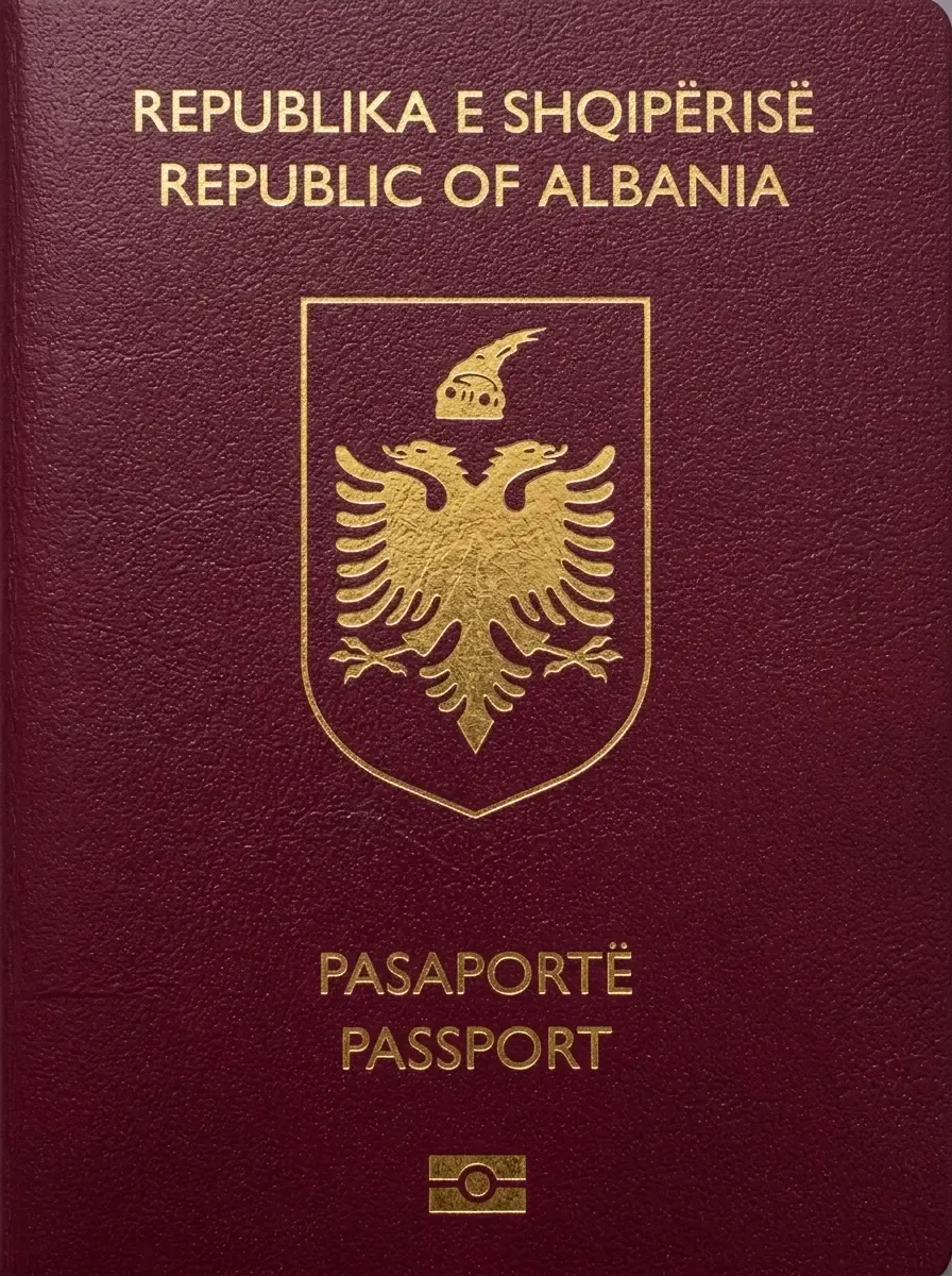 Pasaporte oficial de Albania