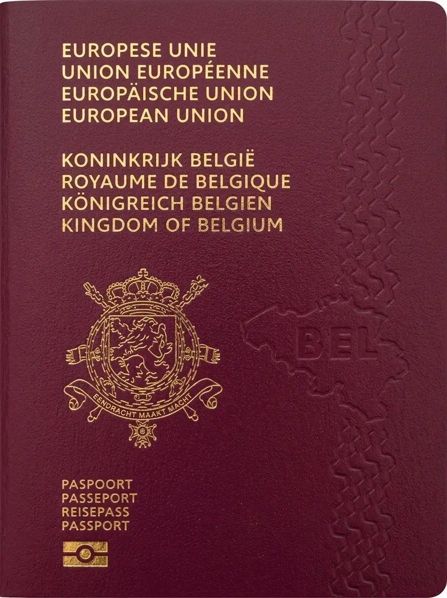 Pasaporte oficial de Bélgica