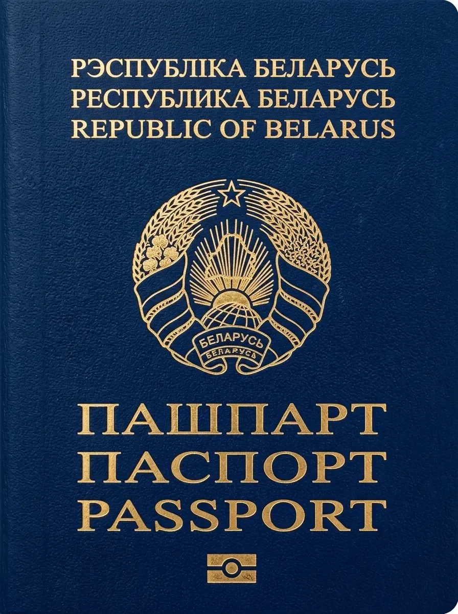 Official passport of Belarus