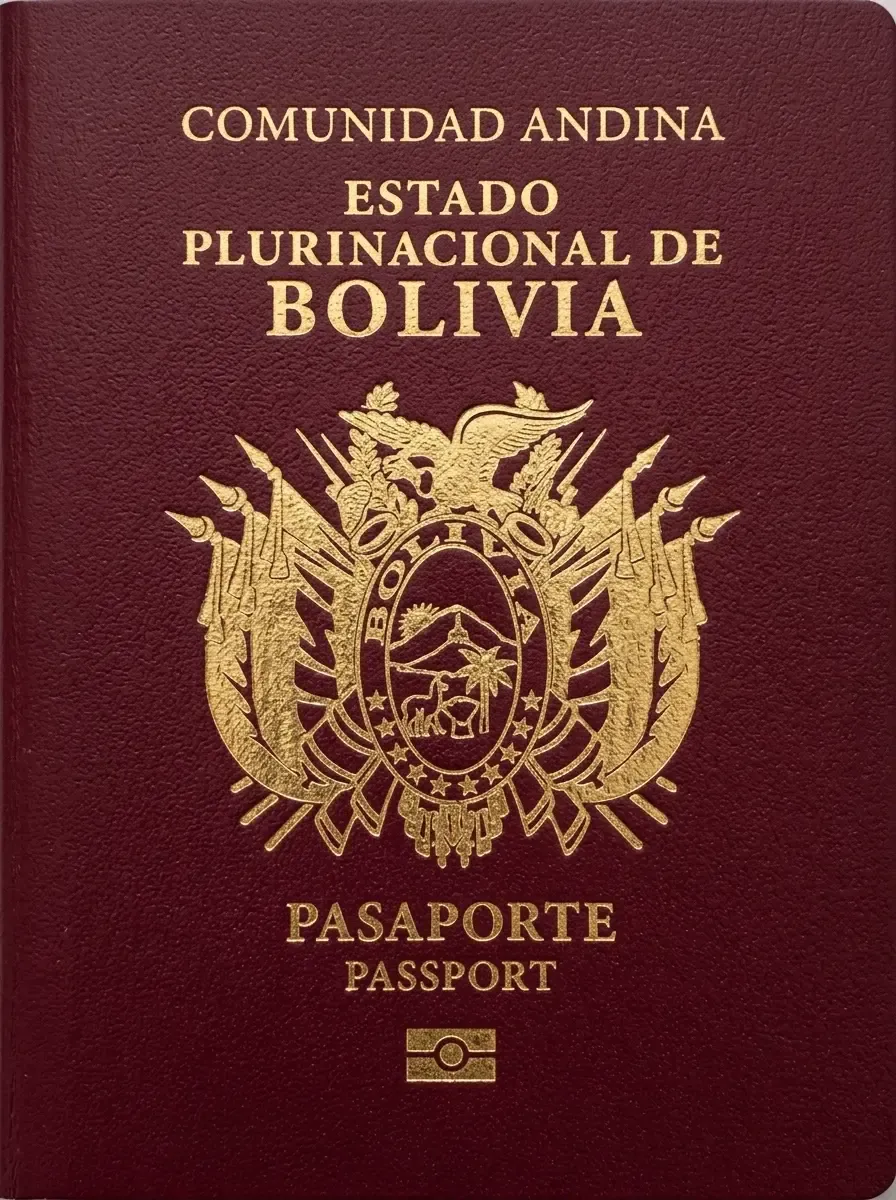 Pasaporte oficial de Bolivia