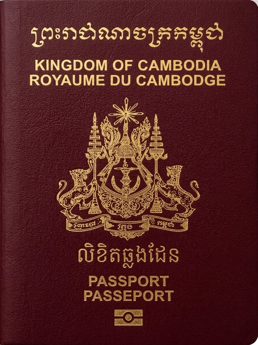 Pasaporte oficial de Camboya