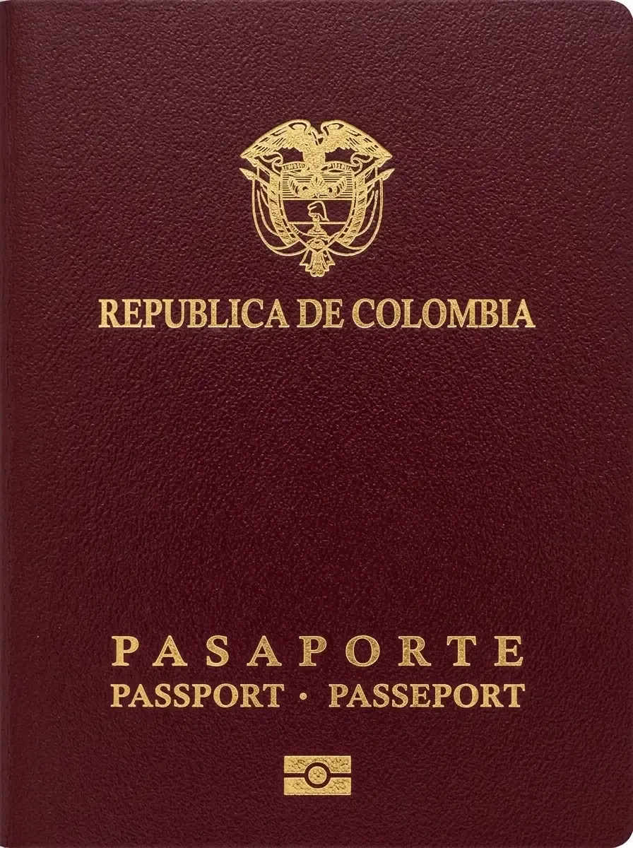 Official passport of Colombia