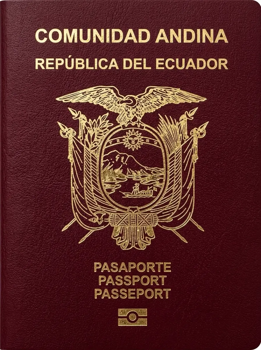 Official passport of Ecuador