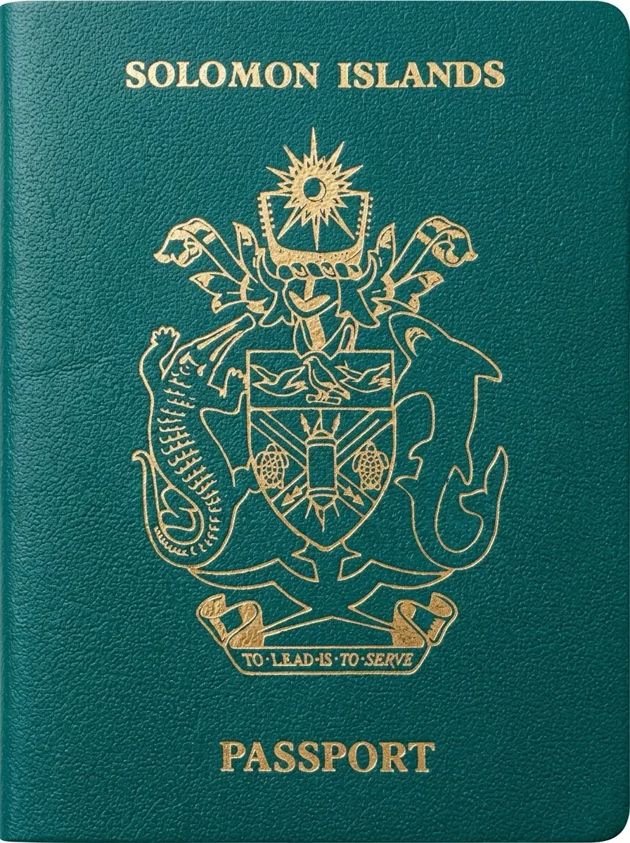 Official passport of Solomon Islands