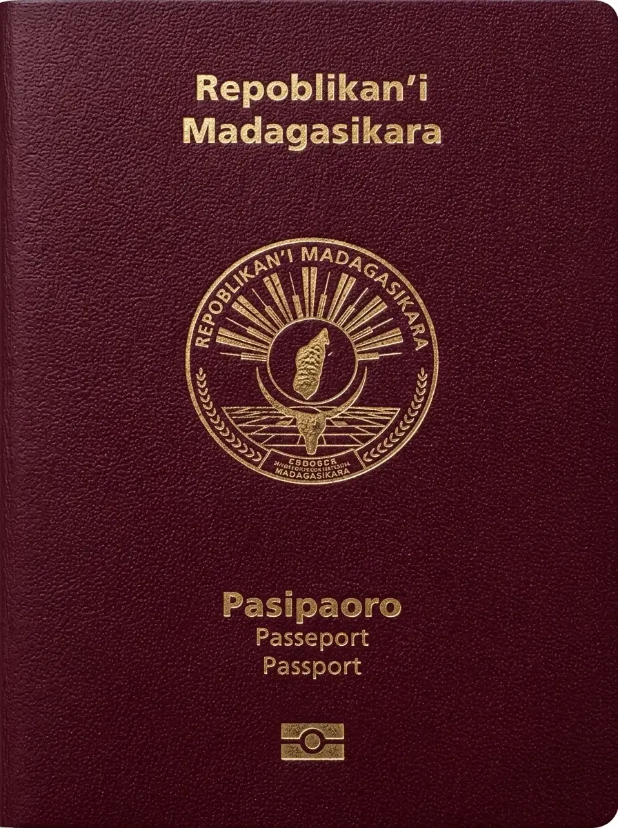 Official passport of Madagascar