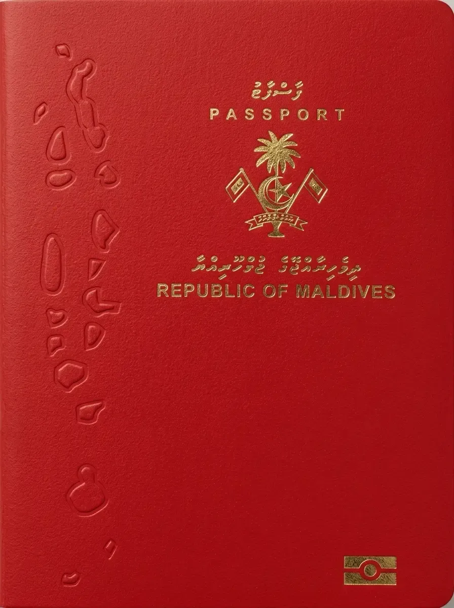 Pasaporte oficial de Maldivas