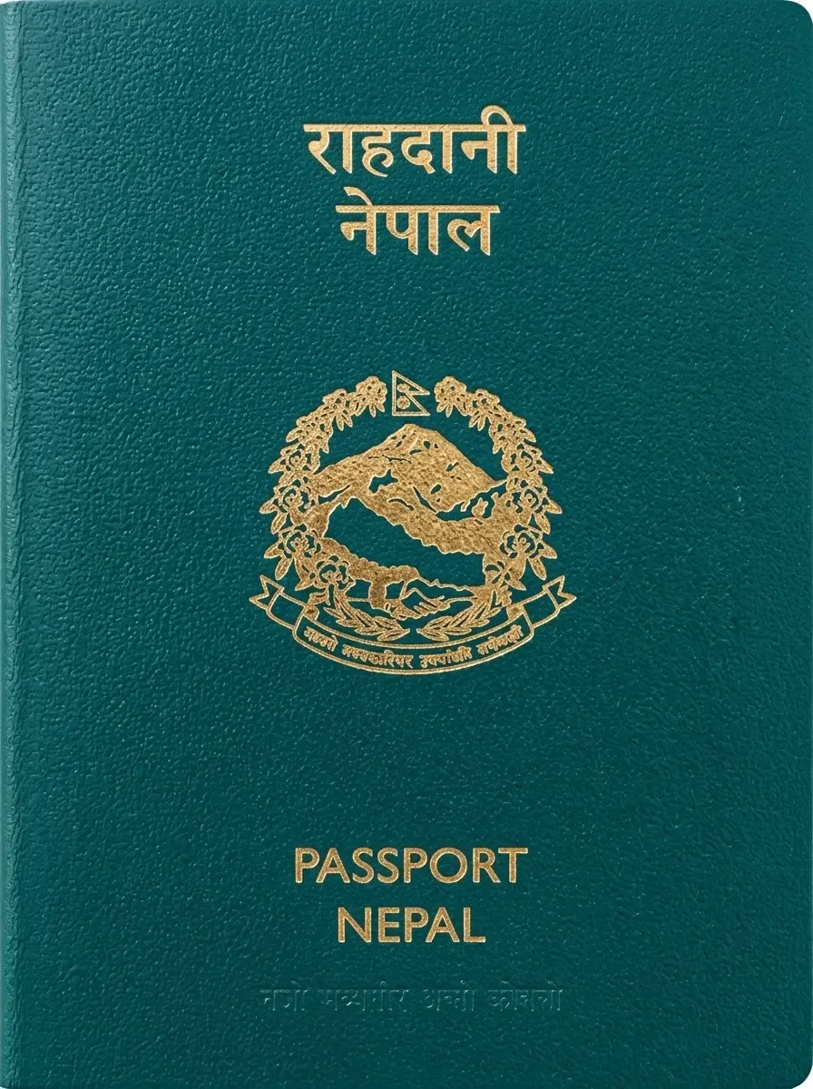 Official passport of Nepal