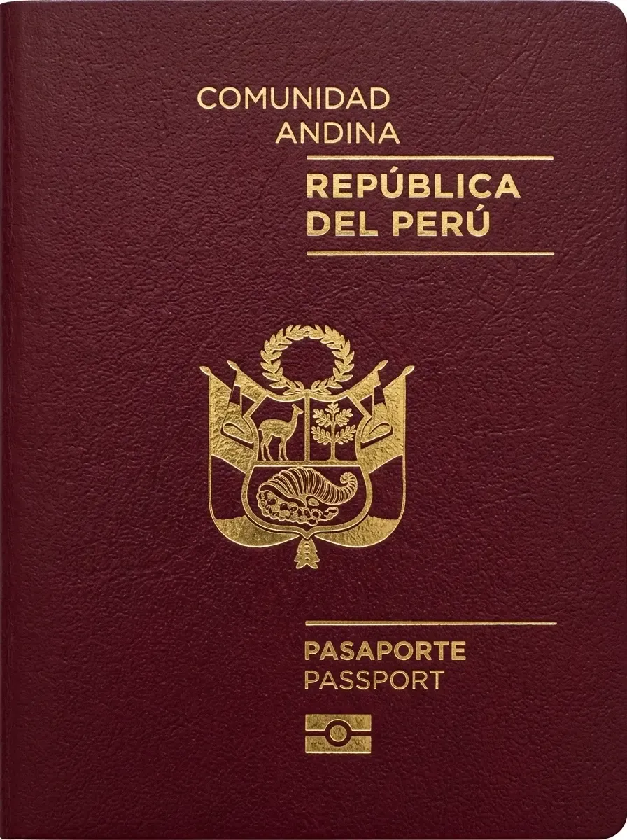 Official passport of Peru