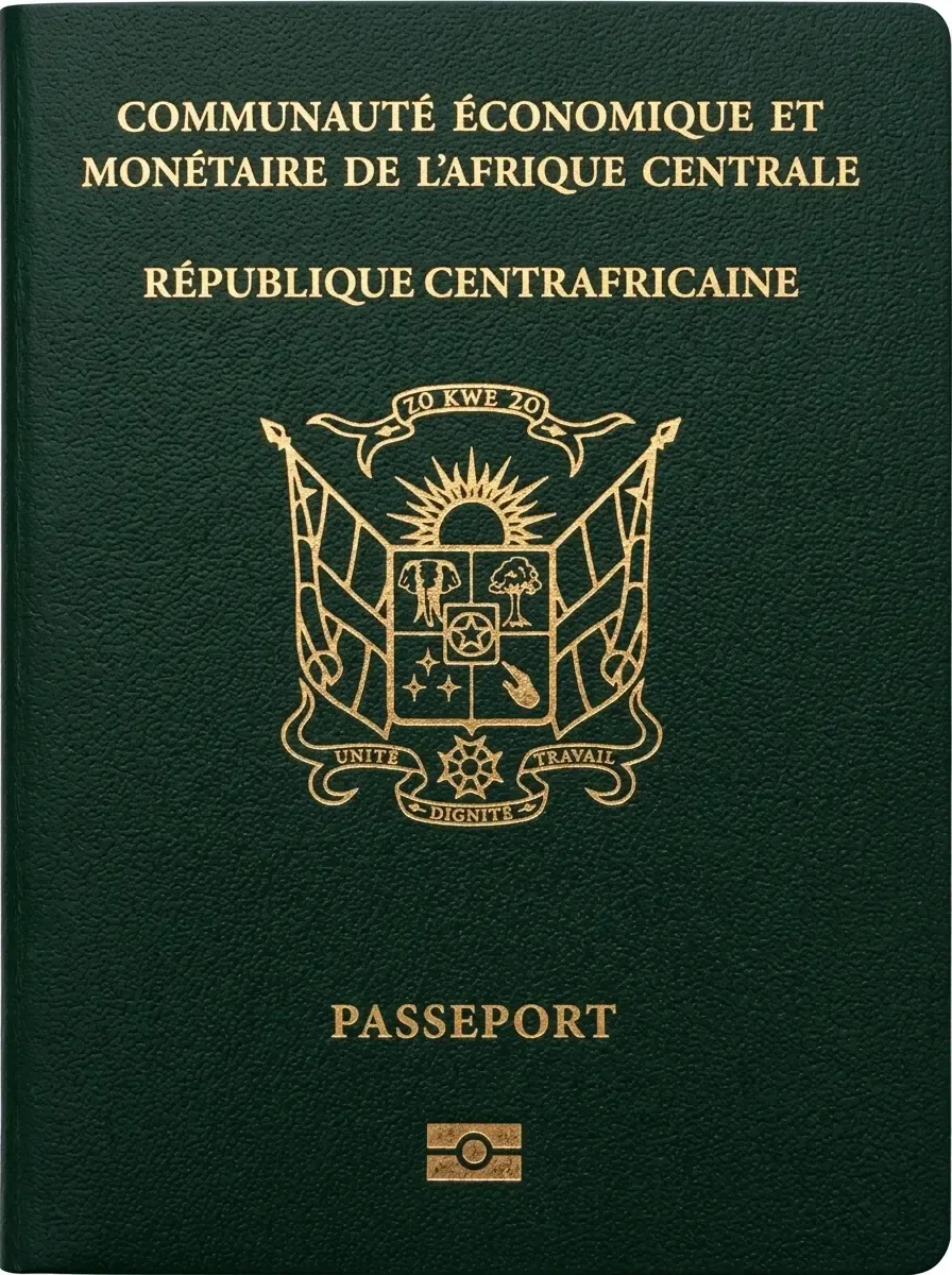 Pasaporte oficial de República Centroafricana