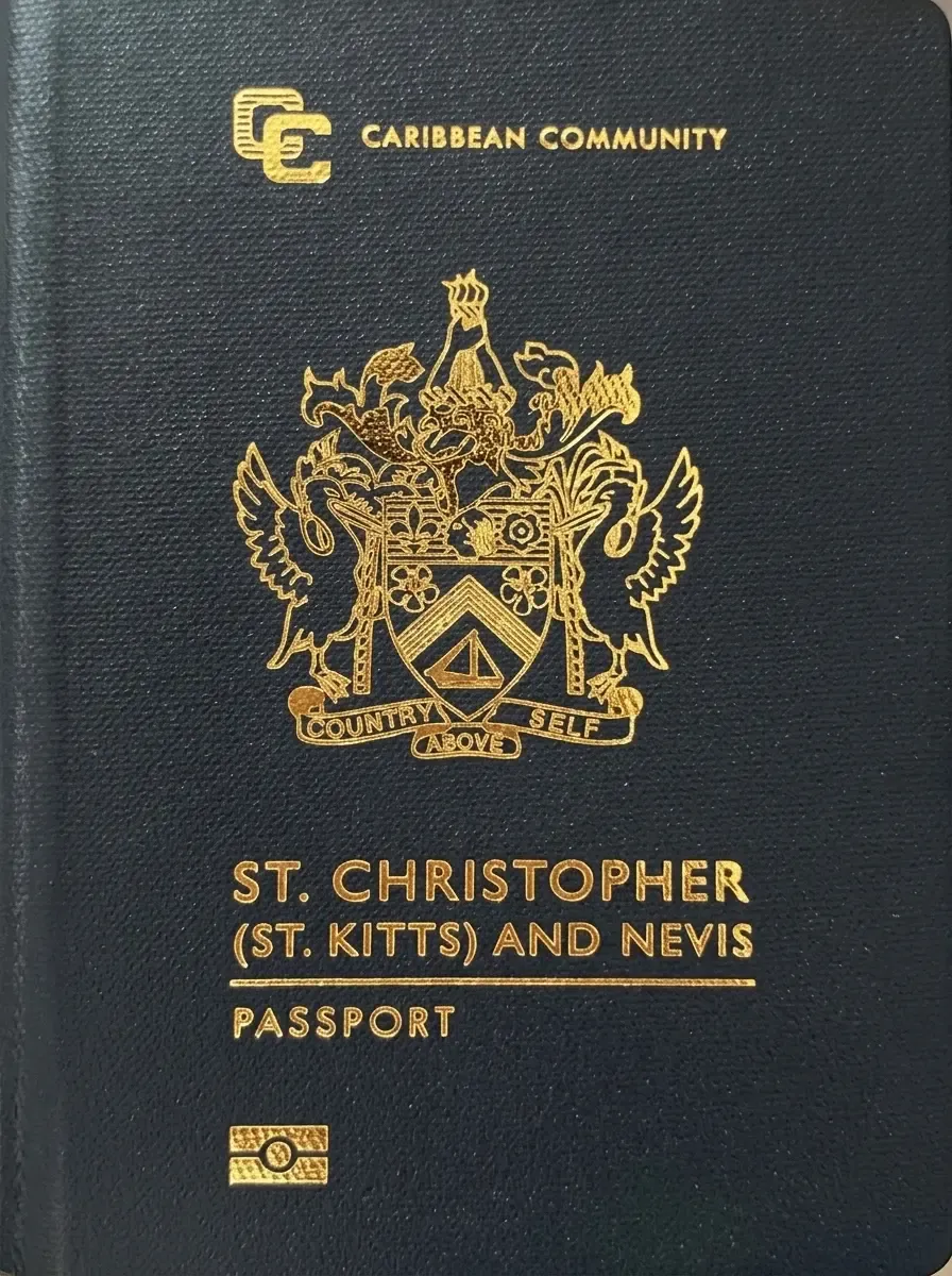Pasaporte oficial de San Cristóbal y Nieves