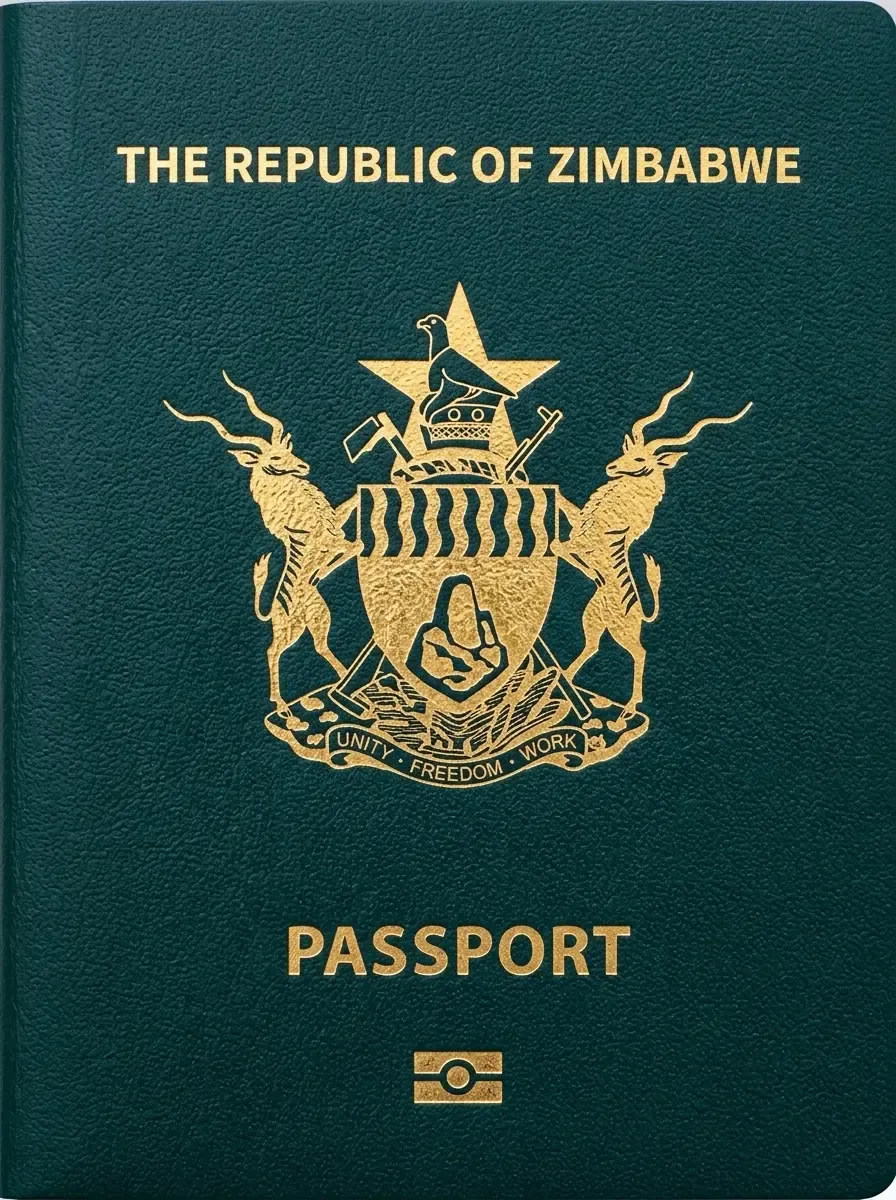 Official passport of Zimbabwe